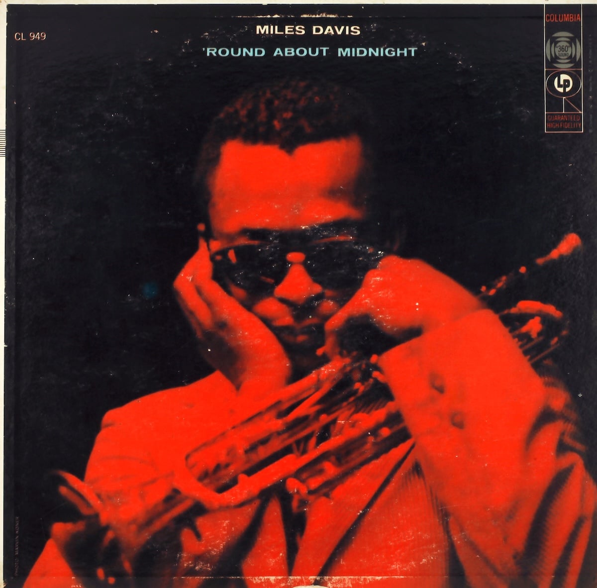 An album cover with photography and bold graphic design